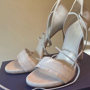 Stuart Weitzman 8.5 lace-up heels